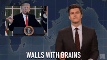 Walls With Brains Trump GIF - Walls With Brains Walls Brains GIFs