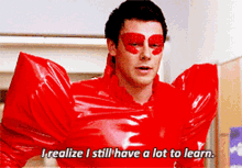 glee finn hudson i realize i still have a lot to learn i still have a lot to learn i still have lots to learn