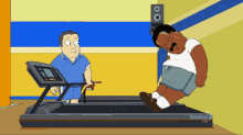 Me At The Gym 5 Minutes After Getting There GIF - Family Guy Cleveland Brown Workout GIFs