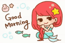 Mermaid Ariel GIF - Mermaid Ariel Good Morning GIFs