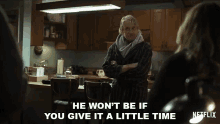 He Wont Be If You Give It A Little Time Sandy Kominsky GIF - He Wont Be If You Give It A Little Time Sandy Kominsky Michael Douglas GIFs