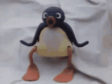 Penguin GIF - Scared Pingu Persevering Face GIFs