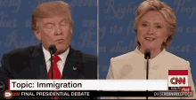 Trump Hillary GIF - Trump Hillary Debate GIFs