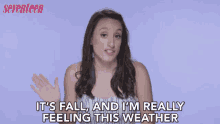 Its Fall Feeling The Weather GIF - Its Fall Feeling The Weather Enjoying The Weather GIFs