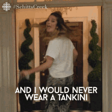 And I Would Never Wear A Tankini Alexis Rose GIF - And I Would Never Wear A Tankini Alexis Rose Alexis GIFs
