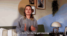 Brie Larson Its Time For Me To Get Moving GIF - Brie Larson Its Time For Me To Get Moving Time For Me To Get Moving GIFs