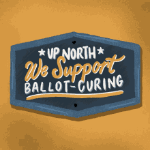 Up North We Support Ballot Curing Voter Suppression GIF - Up North We Support Ballot Curing Ballot North GIFs
