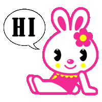 Rabbit Positive Sticker - Rabbit Positive Hi Stickers