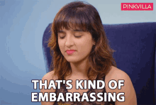Thats Kind Of Embarrassing Shirley Setia GIF - Thats Kind Of Embarrassing Shirley Setia Pinkvilla GIFs