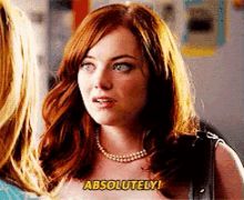 Absolutely GIF - Absolutely Emma Stone Easy A GIFs