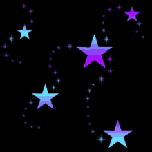 stars purple stars