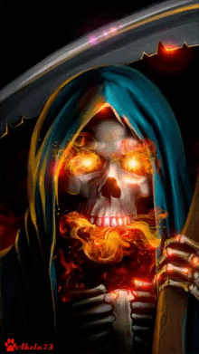 Skull Reaper GIF - Skull Reaper Glow GIFs