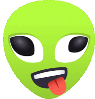 Silly Alien Sticker - Silly Alien Joypixels Stickers