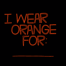 Gunviolenceaware Wear Orange GIF - Gunviolenceaware Wear Orange Uvalde GIFs