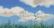 Anime Aesthetic Welcoming Welcome Grass Butterfly Gif GIF - Anime Aesthetic Welcoming Welcome Grass Butterfly Gif GIFs