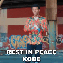 Rest In Peace Kobe A Boogie Wit Da Hoodie GIF - Rest In Peace Kobe A Boogie Wit Da Hoodie Artist Julius Dubose GIFs