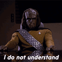 I Do Not Understand Worf GIF - I Do Not Understand Worf Star Trek GIFs
