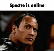 spectre spectre is online dwayne johnson eyebrow