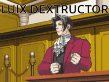 luix luix dextructor edgeworth phoenix wright ace attorney