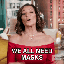 We All Need Masks Luann De Lesseps GIF - We All Need Masks Luann De Lesseps Real Housewives Of New York GIFs
