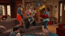 Pillow Fight GIF - Nicky Ricky Dicky Dawn Pillow Fight Nicky Ricky Dicky Dawn Gifs GIFs