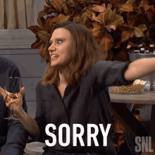 Sorry Kate Mckinnon GIF - Sorry Kate Mckinnon Saturday Night Live GIFs