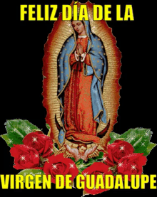 Feliz Día De La Virgen De Guadalupe GIF - Guadalupana Virgen Madre De Mexico GIFs