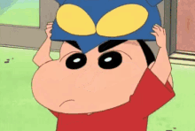 When Ur Friend Says They Need Your Help GIF - Shinchan Mask Ready GIFs