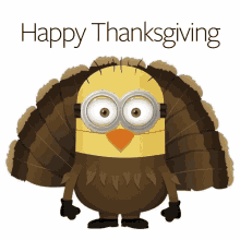 Minion Happy Thanksgiving GIF - Minion Happy Thanksgiving November GIFs