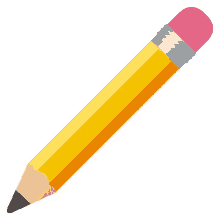 pencil objects joypixels pink eraser writing