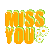 Miss You Animated Text Sticker - Miss You Animated Text Cute Stickers