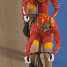riding a bicycle zhong tianshi team china nbc olympics in a hurry