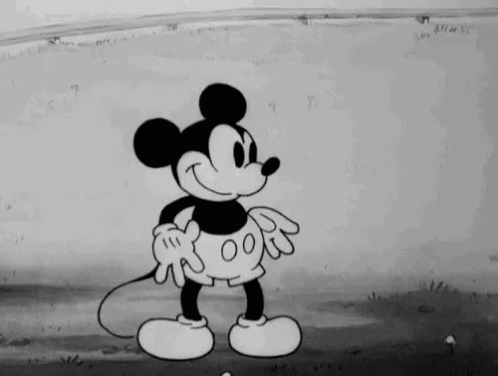 Mickey Mouse Saying Goodbye
