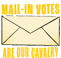 Mail In Votes Are Our Calvary Mail In Voting Sticker - Mail In Votes Are Our Calvary Calvary Mail In Voting Stickers