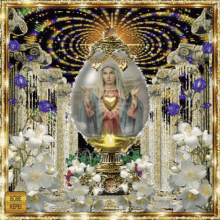 Virgin Mary Blessed Mother Of God GIF - Virgin Mary Blessed Mother Of God Holy GIFs