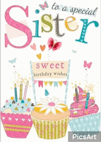 Happy Birthday To My Sister Gifs Tenor