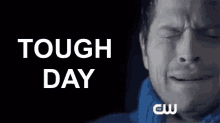Tough Day Misha Collins GIF - Tough Day Misha Collins Crying GIFs