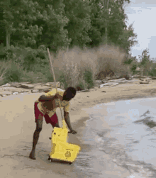 Mopping Mopping Ocean GIF - Mopping Mopping Ocean Mopping The Ocean GIFs