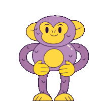 Worried Monkey Asks "What?" In Spanish. Sticker - Mono Monito Monkey Cute Stickers
