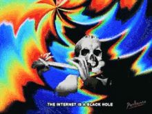 The Internet Is A Black Hole Spooky GIF - The Internet Is A Black Hole Spooky Skeletons GIFs