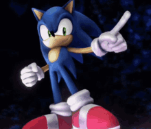 Sonic Tch GIF - Sonic Tch No No GIFs