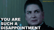You Are Such A Disappointment Joan Ferguson GIF - You Are Such A Disappointment Joan Ferguson Wentworth GIFs