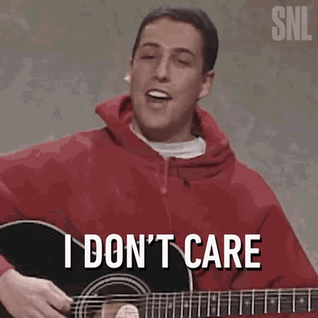I Dont Care Adam Sandler GIF - I Dont Care Adam Sandler Saturday Night Live  - Discover & Share GIFs