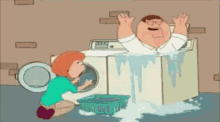 Riding The Washing Machine GIF - Family Guy Laundry Washing Machine GIFs