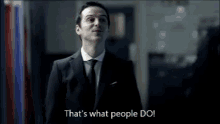 Thats What People Do Moriarty GIF - Thats What People Do Moriarty Sherlock GIFs