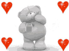 Love Bear GIF - Love Bear Hearts GIFs