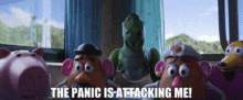 Toy Story Rex GIF - Toy Story Rex The Panic Is Attacking Me GIFs