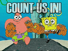 Count Us In Spongebob GIF - Count Us In Spongebob Patrick GIFs