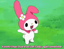 My Melody Onegai My Melody GIF - My Melody Onegai My Melody Wave GIFs