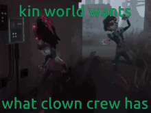 clown crew kin world identity v mike morton kin